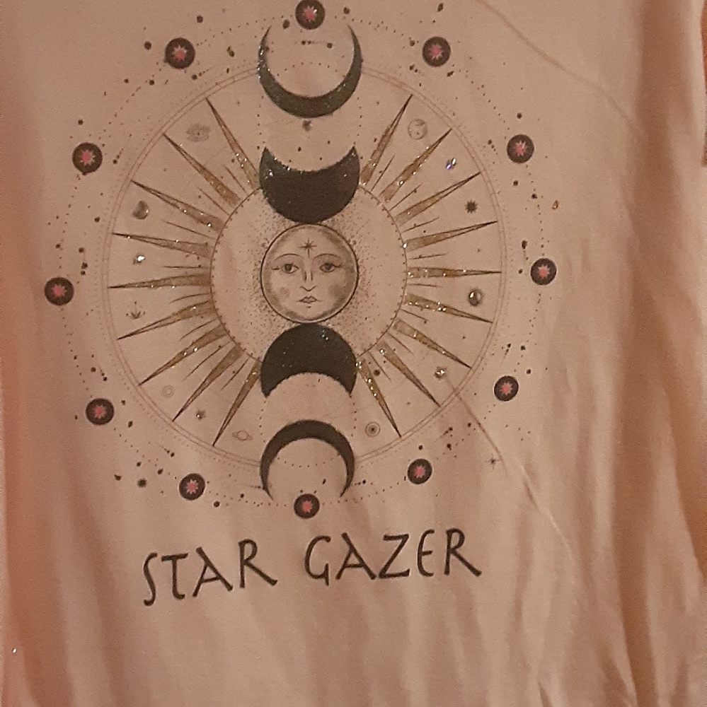 Swarovski crystal studded shirt ⭐🌛star gazer🌛⭐